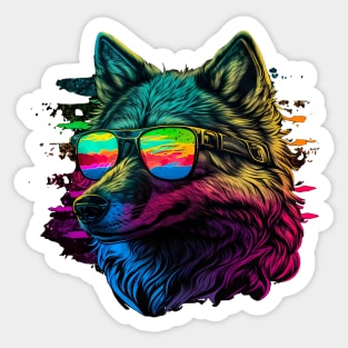 RGB Wolf or is it a German shepherd dog :P ? Sticker